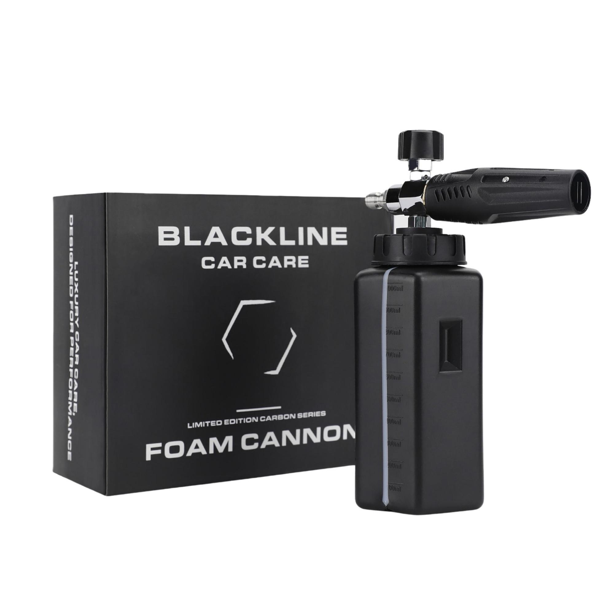 BLACKLINE Foam Cannon 2.0 – High-Performance Foam Cannon with 1000ml Capacity, Thick Shaving Cream-Like Foam, and 1/4" Q