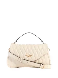 GUESS Female Valla Faux-Leather Quilted Crossbody