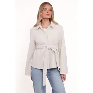Halston Coat - Cream