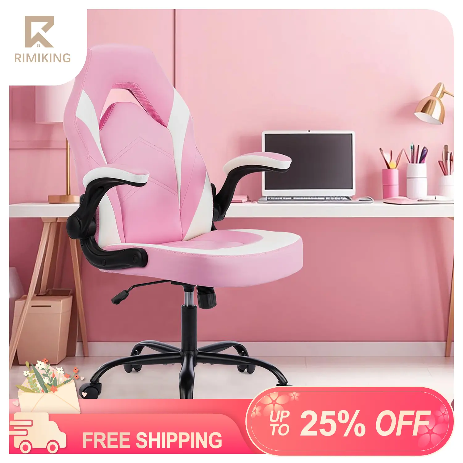 RIMIKING Gaming & Office Chair,Ergonomic Design,Adjustable Features,Premium Comfort,Stylish and Functional,Sturdy Build,Dimensions