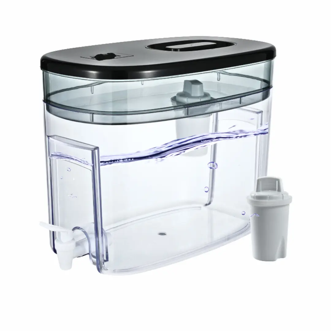 OnlyPure 40-Cup Water Filter Pitcher with  1 Filter, NSF Certified, 5X Times Lifetime, Removes LEAD, Reduces PFAS, PFOA/PFOS, Chlorine, BPA Free