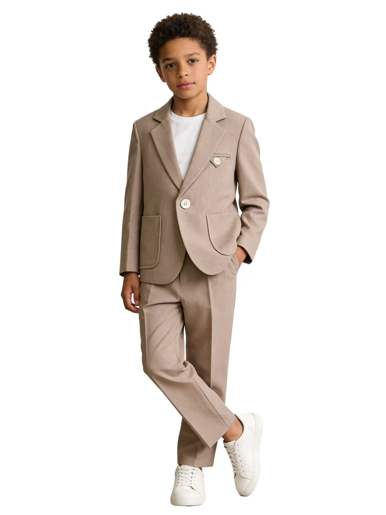 Boys Casual & Formal 2-Piece Set Clothes Kids Outfit Sets Clothes Suits (Blazer + Pants) | Ideal for Holiday Celebrations, Birthday Parties, Christmas Events & Gentleman Formal Outfits | Multiple Colors Available (Shirt Not Included) - 23850