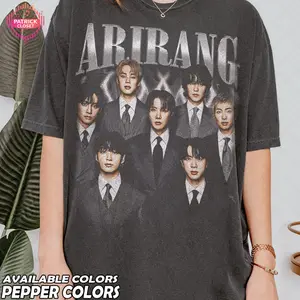 Limited Comfort Colors Kpop Idol Tour, Vintage Bangtan World Tour 2026 Fan T-Shirt, Gift For Women and Man Unisex T-Shirt