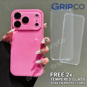 【FREE 2x GLASSSCREEN PROTECTORS】phone case Candy Macaron Series – Skin-Feel Crystal Clear Case for iPhone 17, 16, 15, 14, 13 Pro Max – Soft TPU Bumper + Hard PC Back