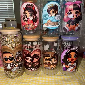 Baby Characters Glass 16oz