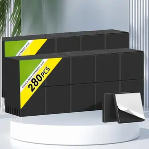 280pcs Self Adhesive Magnet Squares - Magnet Sheets Magnets with Adhesive Backing Magnet, Flexible Sticky Magnetic Sheets Strips Tapes (Each 20X20X2Mm) Peel And Sticky Magnet Squares