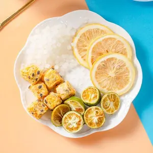 Cold-Brewed Fruit Tea, Passion Fruit and Lemon Flavor, Made With Natural Dried Fruit, No Artificial Colors or Flavors Added. Perfect for the Office, Barbecues, Gatherings, and as a Refreshing Beverage.