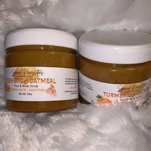 Turmeric & Oatmeal Face and Body scrub