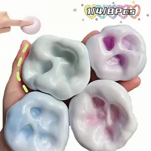 Super Fun Stress Relief Soft Mocha Balls, High Elasticity, Color Changing, Perfect for Office, Parties, Holidays, Anxiety Relief Gift, Stress Relief Gadgets