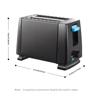 Uutvmp Retro Style Desktop Bread Maker - Classic Black Single-Person Multifunctional Toaster, Designed for Personal Breakfast Nooks, One-Touch Smart Baking, Compact Body, Quick Bake, Golden Crispy