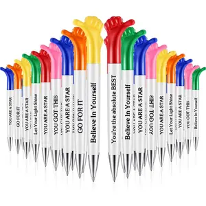 60 count Thumbs up Pens Bulk Funny Pens Affirmation Inspirational Quotes Motivational Messages Pen Fun Employee Appreciation Gifts Bulk Encouraging Presents for Party (Classic)