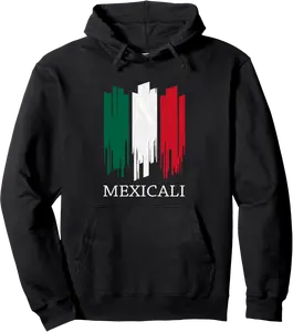 Mexicali Mexico | Mexicali Flag | Mexicali México Colors Pullover Hoodie - Nestorporas Shop 35B0DJ22VT78