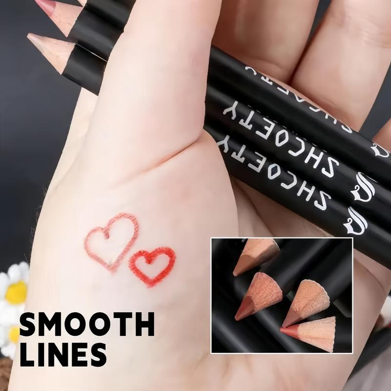 Easy Coloring Lip Liner Pencil Set, 12pcs/box Matte Lip Liners, Long-Lasting Matte Lipliner for All Occasions, Lip Makeup Cosmetic Kit, Lip Product