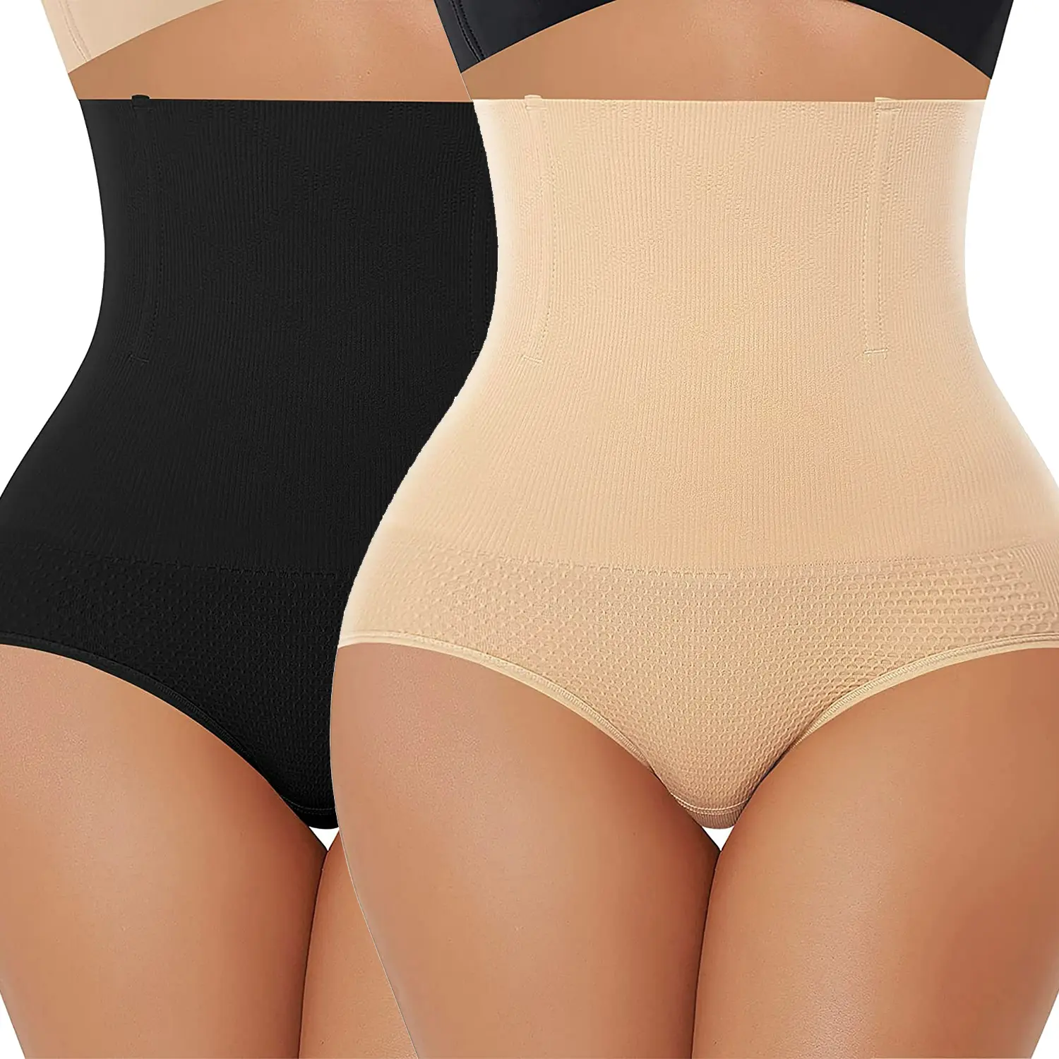 Women's Basic High Waist Shapewear Panties, Stretchy Tummy Control Butt Lifter with a Comfy Compression Fit, Sexy, Shaper, Panty, Halloween, Soft, Christmas