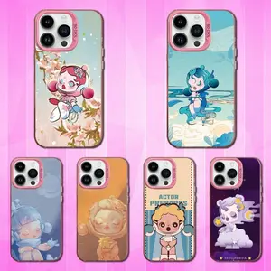 Cute S-SkullPanda Hot Phone Case For iPhone17, 16,15,14,13,12,11,Mini,Pro,SE,MAX Pink Matte Silicone Cover