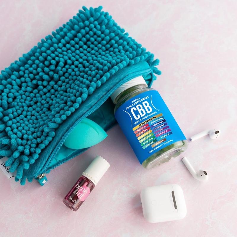 CBB Women's Support Supplement Double Pack - 120 Berry Flavored Gummies with Essential Vitamins & Herbal Extracts - Vegan Gluten Free - 2 Months Supply