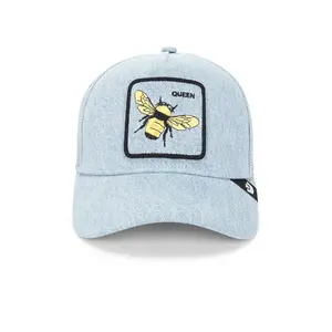 Goorin Brothers Denim Queen Trucker Hat in Light Denim Unisex