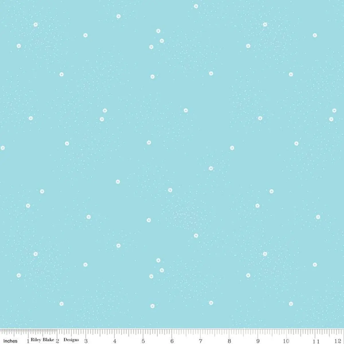 Fabric Riley Blake Waterfall Dainty Daisy by the Quarter Yard C665-WATERFALL