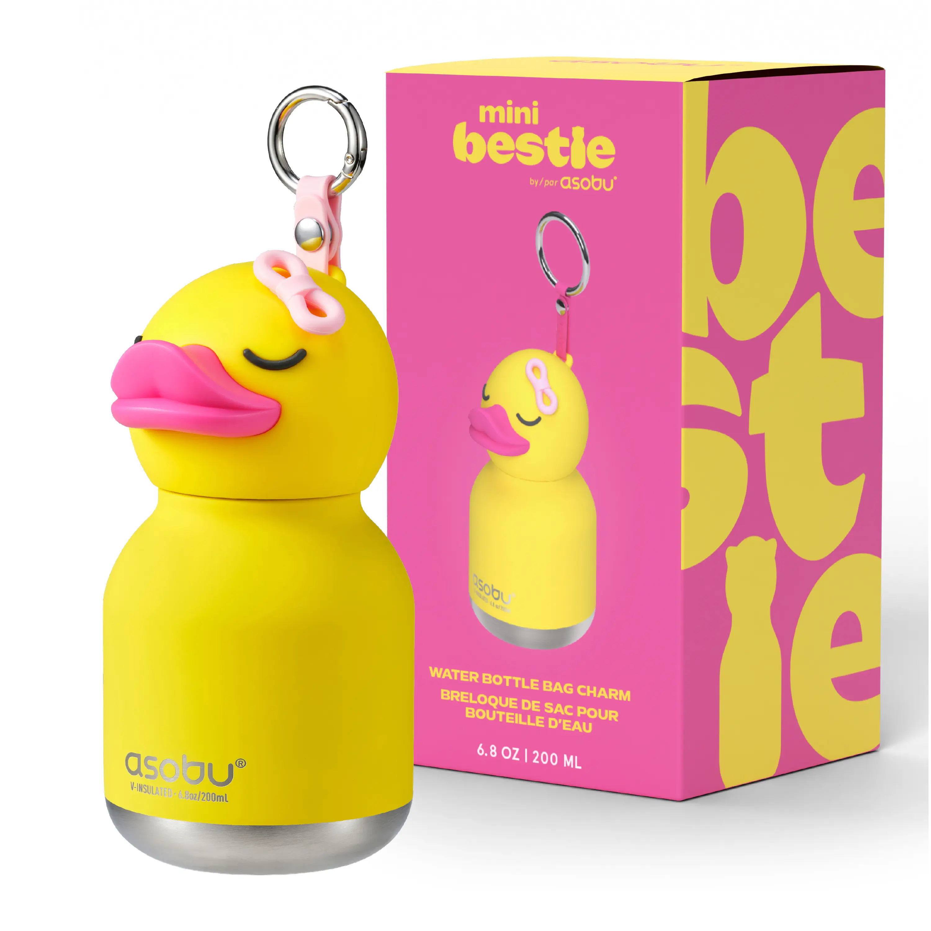 Asobu Mini Bestie Water Bottle Bag Charm Asobu Mini Bestie Water Bottle Bag Charm