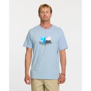 Quiksilver | Blue Baloon Classic T-Shirt | 100% Cotton Soft Hand Feel | Everyday Wear & Casual Streetwear