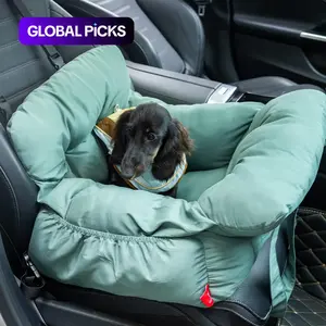 hazowill cat dog carrier dual-use car seat booster handheld crossbody soft and comfortable anti-stress passenger booster seat backseat booster detachable inner cushion safety seatbelt fastening full padding washable Animal Carrier #GLOBAL PICKS