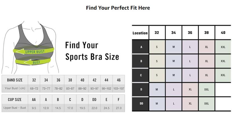 Sports Bras for Women Narrow Racerback Built-in Contour Cup Padded Medium Impact Training Yoga Bra