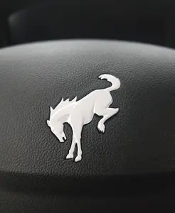 Fits 2021-2026 Ford Bronco SPORT Horse Steering Wheel Vinyl Decal Overlay Sticker