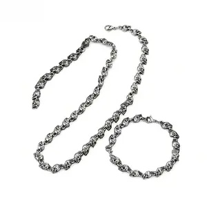 Vintage Dark Punk Style Skull Bracelet Gothic Creative Handwear New Halloween Gift