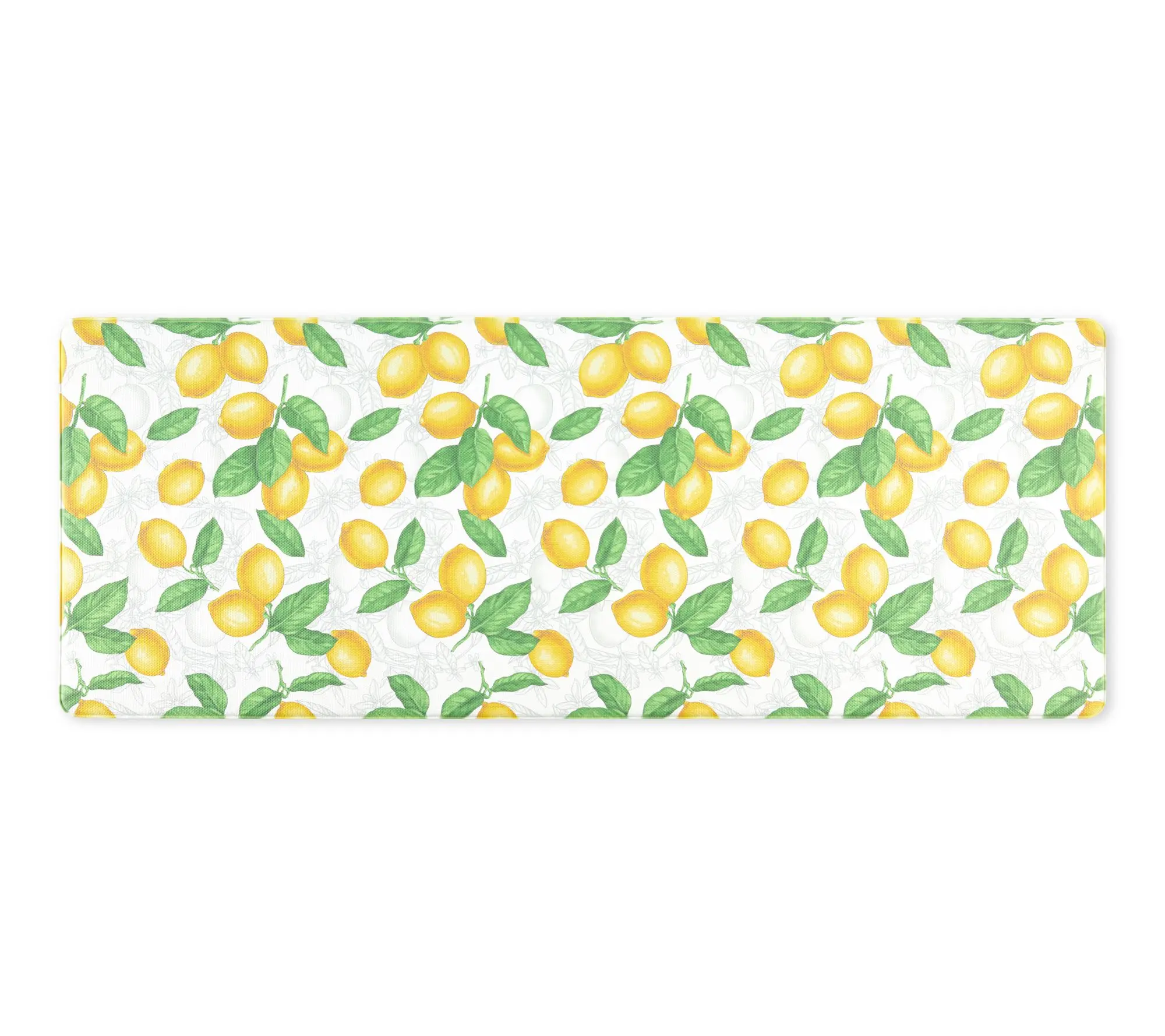 Martha Stewart Bloomfield Lots Of Lemons 18"x48" Kitchen Mat