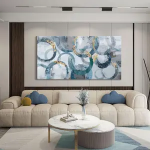 Abstract Canvas Wall Art For Living Room Modern Minimalist Blue Teal Room Decorations 32x16IN Cliques Framed Artwork High Quality Wooden Frame Waterproof Non Fading Dustproof Contemporary Serenity