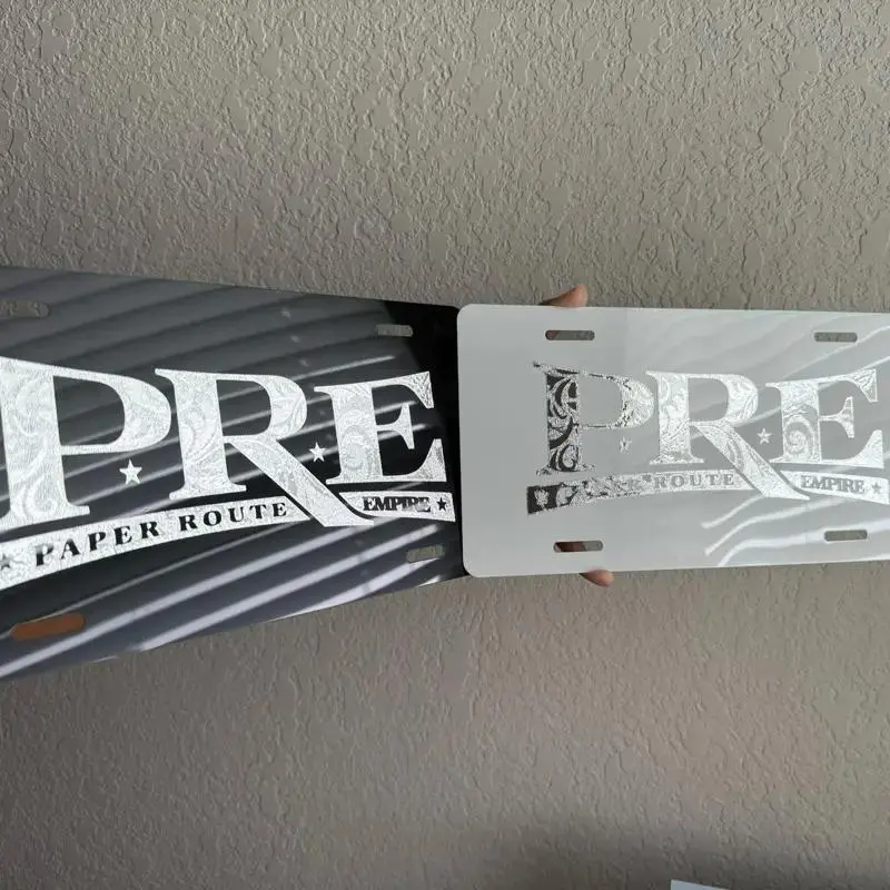 PRE Engraved License Plate, truck accessories, Car tags, front license plate for trucks, custom license plate