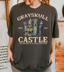 Retro Grayskull Castle T-Shirt, 90s Vintage HeMan Movie Skull Castle Sweatshirt, Old Men Dont Play With Toys Fathers Day Tee, Gift for Fans