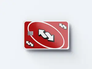 Red Reverse Card - Credit/Debit Card Cover