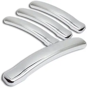 Triple Chrome Plated Door Handle Overlay Cover Compatible with 1999-2006 Classic Silverado Sierra 1500/2500/3500/Avalanche/Tahoe/Suburban/Yukon/YUKON XL