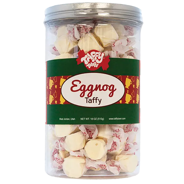 Eggnog Taffy Gift Canister (18 oz.)