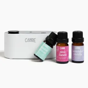 Waterless Fragrance Oil Diffuser Gift Set - - Battery Operated, Compact Design, Inlcudes 3 Scents Waterless Fragrance Oil Diffuser Gift Set - - Battery Operated, Compact Design, Inlcudes 3 Scents