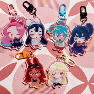 Alien Stage Acrylic Bunny Keychains - ALNST Kawaii Charms, Unique Keychains for Personal Style, Cute Keychains for Bags and Keys
