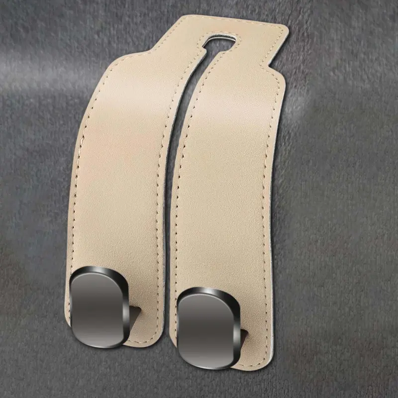 Car Seat Back Storage Hook, Car Seat Hooks for Purses and Bags, Universal Car Seat Headrest Hooks, Car Interior Accessories, Car Organization Accessories, Holder Automotive