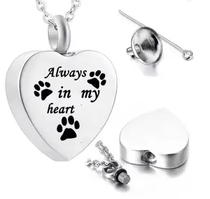 Always In My Heart Cremation Necklace
