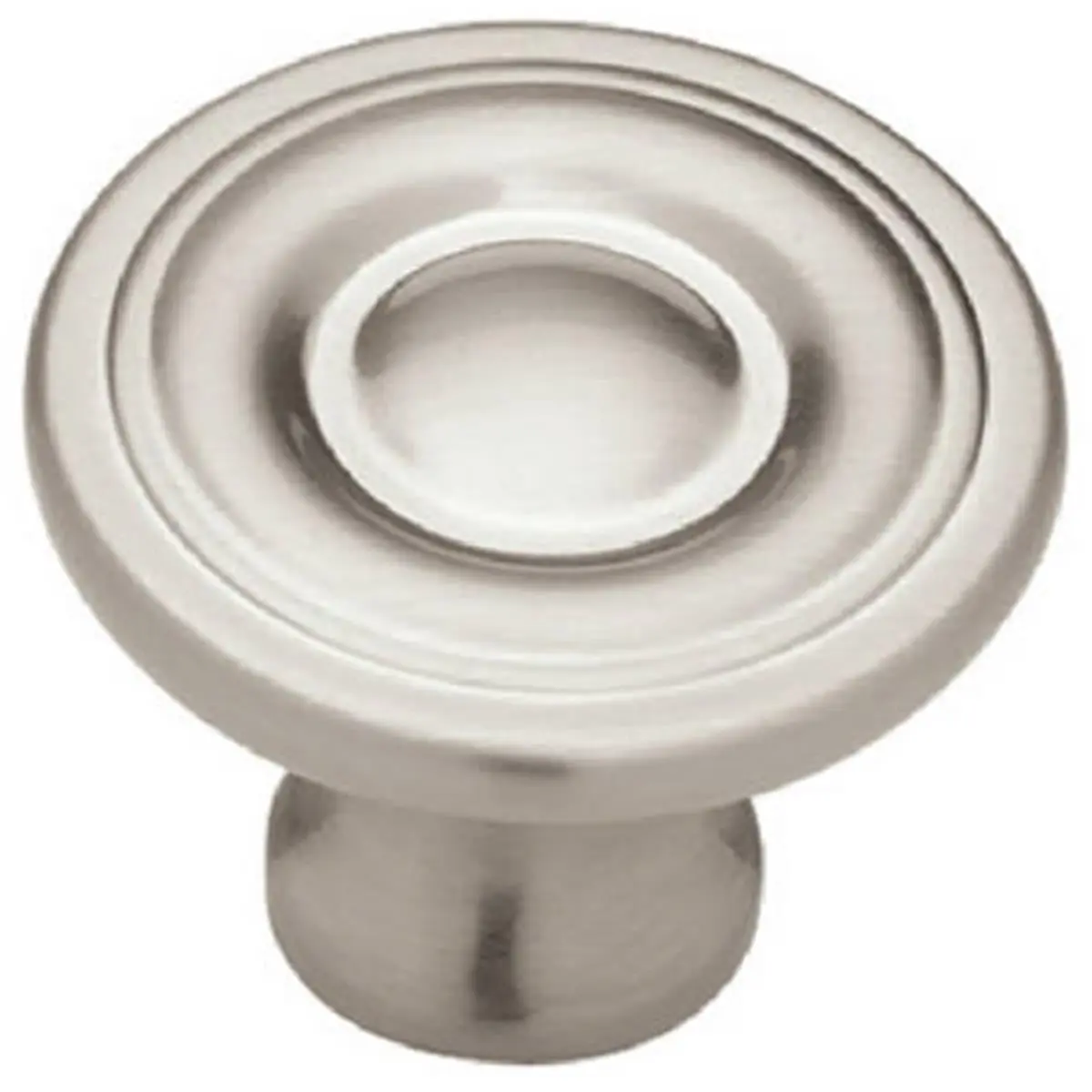 212 MAIN P50141H-SN-C 1.25 in. Brushed Nickel Round Ring Knob, Door Hardware with Included Screws