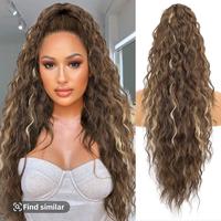 Claw Clip 30inch Brown Higlights