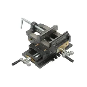 5" Cross Drill Press Vise Slide Milling 2 Way Clamp Machine Heavy Duty