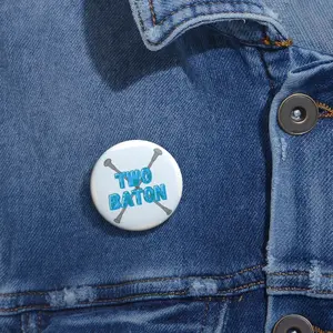 Two Baton Button