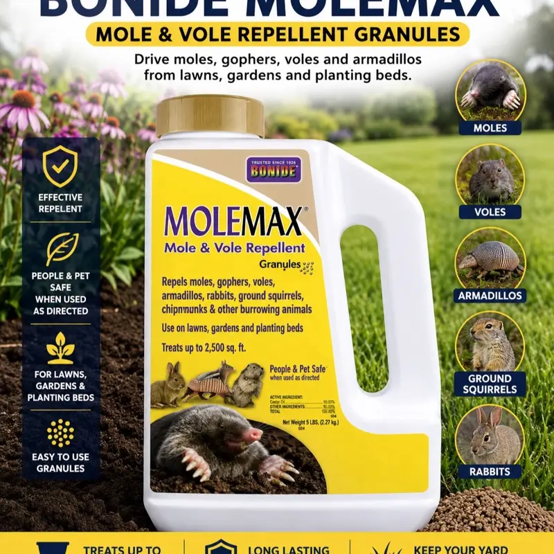Bonide MoleMax Mole & Vole Repellent
