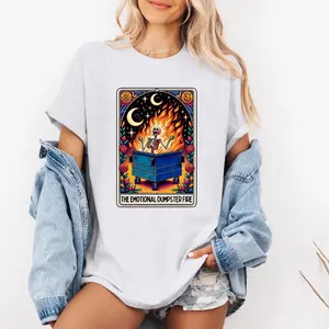 The Emotional Dumpster Fire Tarot card shirt