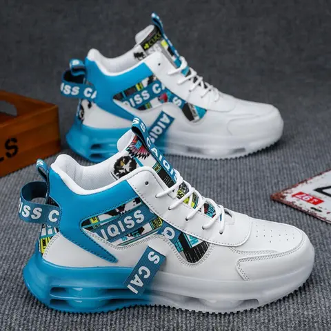 Men's Trendy Versatile Colorblock Letter-Print Lace-Up Sneakers, Non-Slip Breathable Sports Shoes for Outdoor Activities, Casual Fashion Footwear, All Seasons Sneaker
