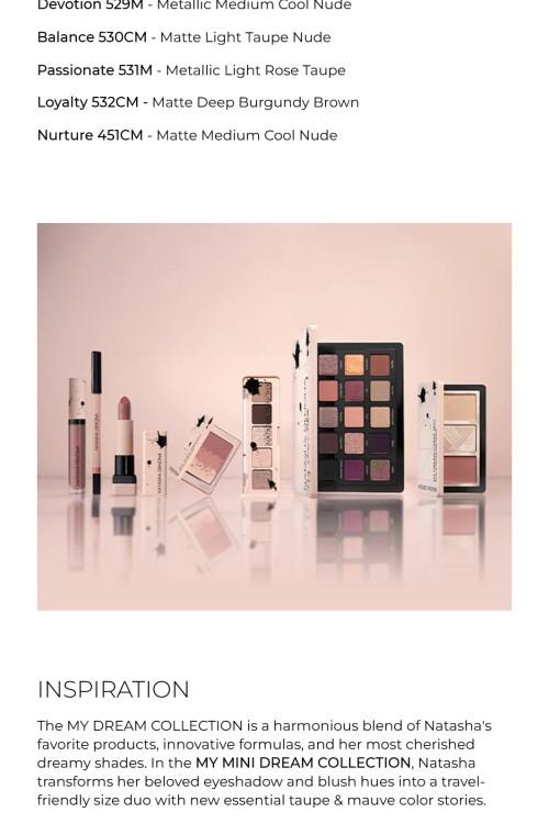 MY Mini Dream Eyeshadow Palette - Matte and Metallic Makeup Cosmetic Multicolor with Highly Pigmented Shades and Travel Friendly Mini Size