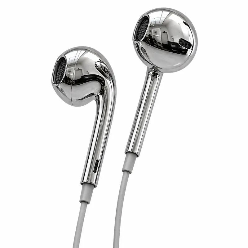 Silver Wired Earbuds - Type C & Lightning