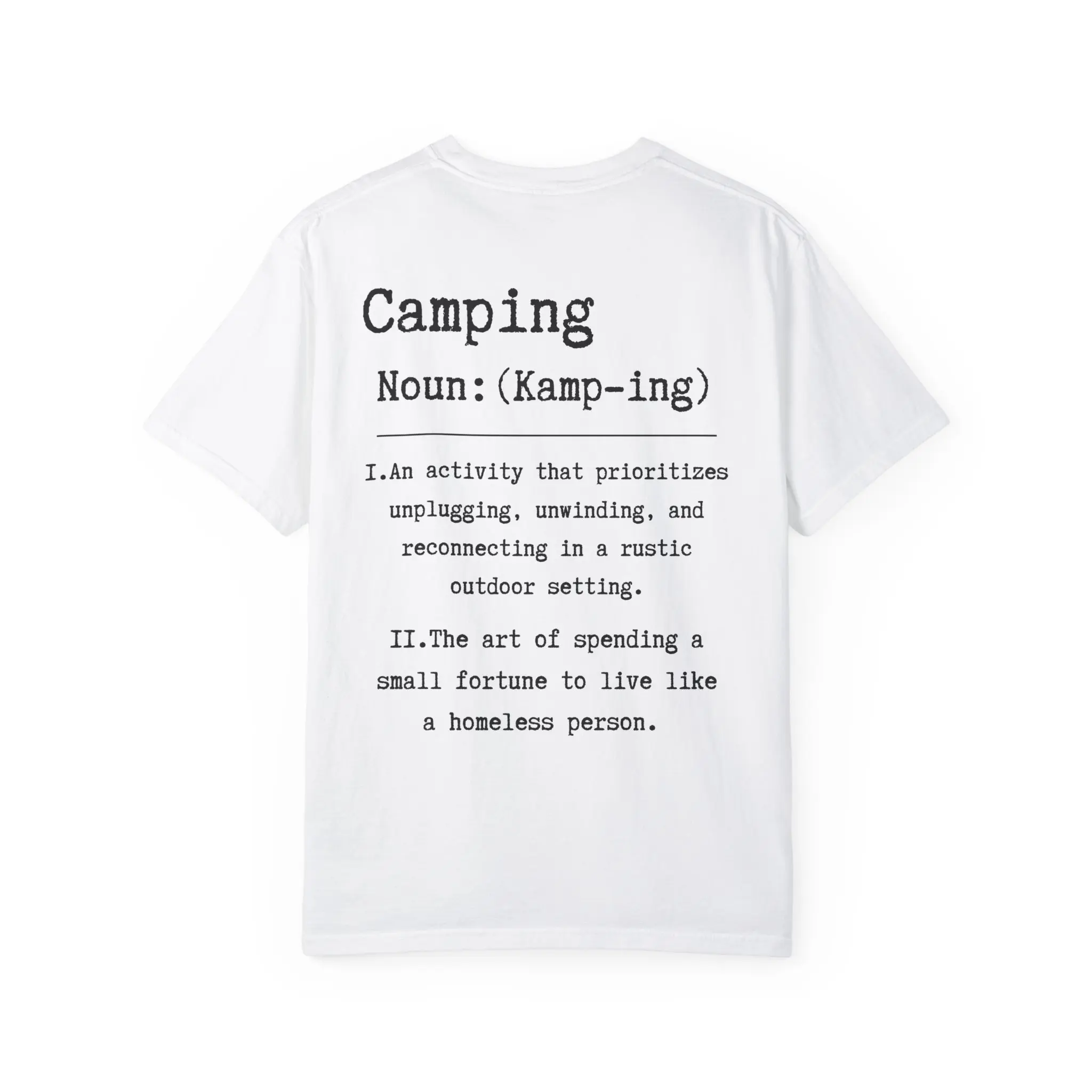 Camping T-Shirt - Perfect for Camping Enthusiasts, Gifts for RV Lovers, Great for Summer Festivals, Outdoor Gatherings, Campfire Nights