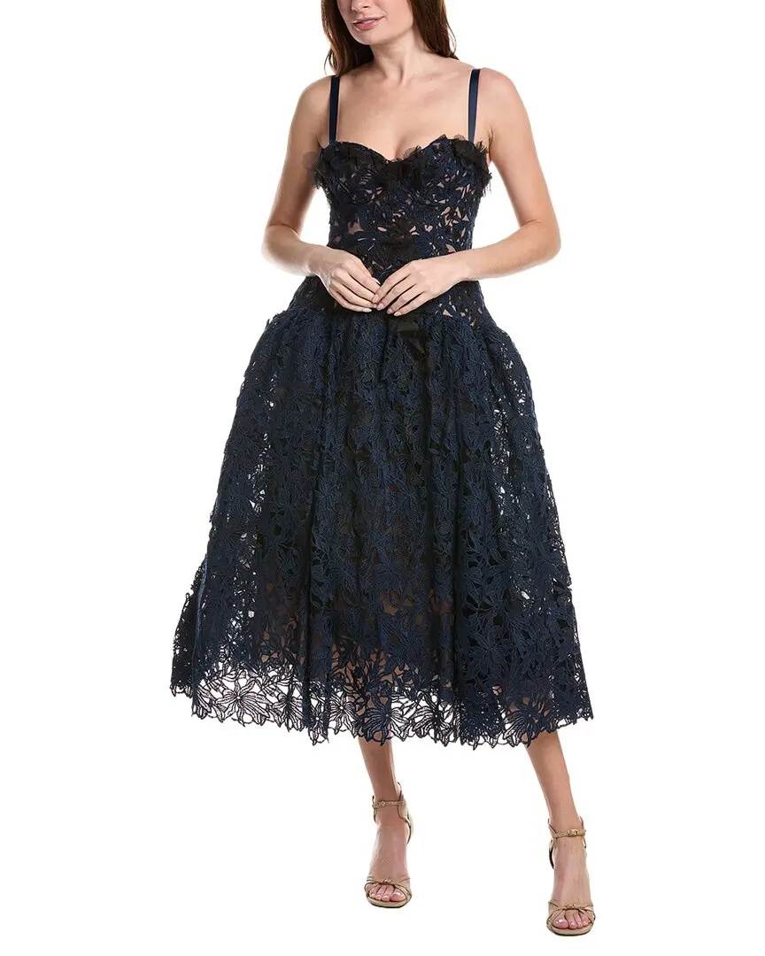 Marchesa Notte Midi Dress